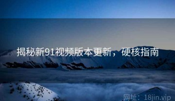 揭秘新91视频版本更新，硬核指南