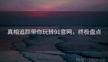 真相追踪带你玩转91官网，终极盘点