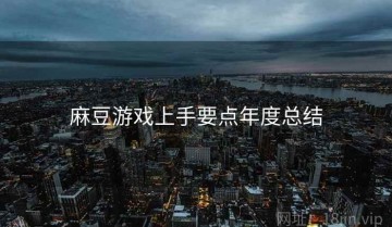 麻豆游戏上手要点年度总结