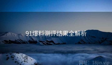 91爆料测评结果全解析