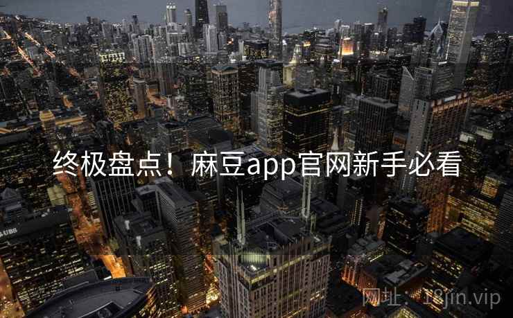 终极盘点！麻豆app官网新手必看