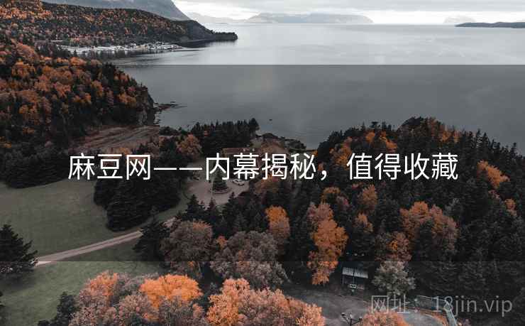 麻豆网——内幕揭秘，值得收藏