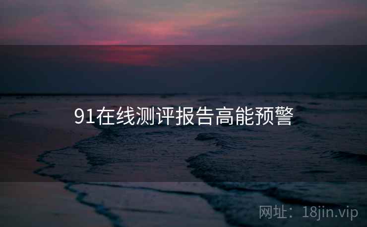91在线测评报告高能预警