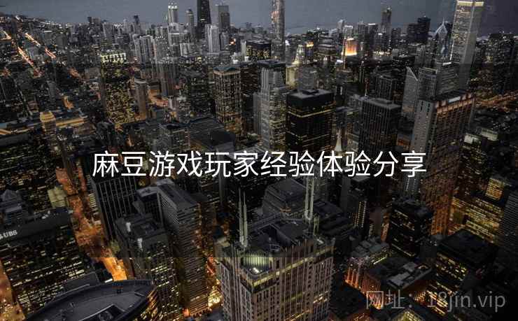麻豆游戏玩家经验体验分享